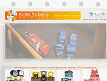 Tablet Screenshot of marine-india.com